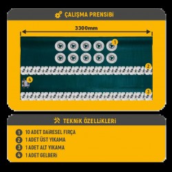Otomatik Halı Yıkama Makinesi ALP 3300 F12