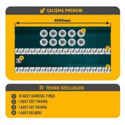 Otomatik Halı Yıkama Makinesi ALP 4500 F12