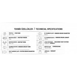 Halı Sıkma Makinesi HS 3200 T