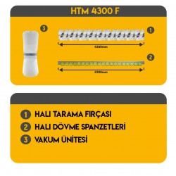 Halı Çırpma ve Toz Alma Makinesi HTM 4300 F